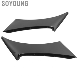 Soyoung 2pcs Front Fender Panel Scoops Cover Accessory Decoration Fit for Ford Mustang 2015-2020