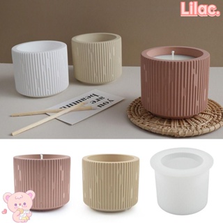 Lilac แม่พิมพ์เชิงเทียน ซิลิโคน ทรงกลม สไตล์มินิมอล สําหรับตกแต่งบ้าน DIY