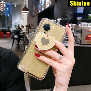 เคสโทรศัพท์มือถือ ลายหัวใจ พร้อมขาตั้ง สําหรับ VIVO Y27 Y36 Y36 Y27 4G 5G