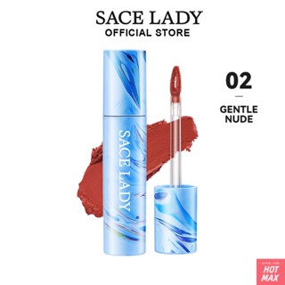 SACE LADY Matte Lip Glaze ลิปสติกเนื้อแมทกำมะหยี่ สีขาวสวย ลิปกลอส กันน้ำ ไม่ติดถ้วย Daily Girl Group Thai Makeup [hotmax]