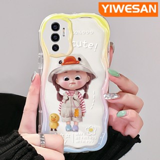 เคสโทรศัพท์มือถือแบบนิ่ม ใส ลายการ์ตูนเป็ดน้อยน่ารัก สีสันสดใส สําหรับ VIVO V23E 4G V23E 5G V23 Pro V23i 5G S12 5G Y75