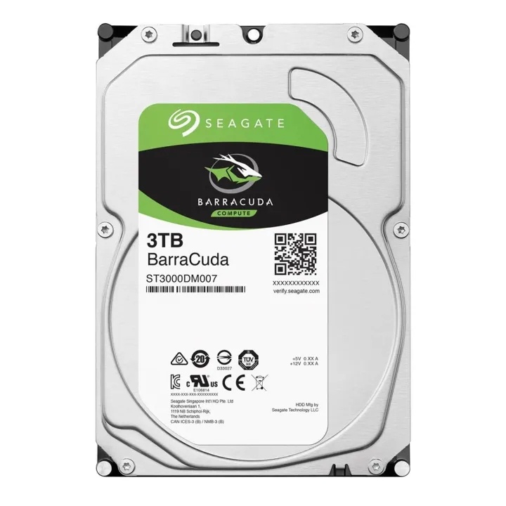 ฮาร์ดดิสก์ Seagate Barracuda 3TB ST3000DM008 3.5 SATA