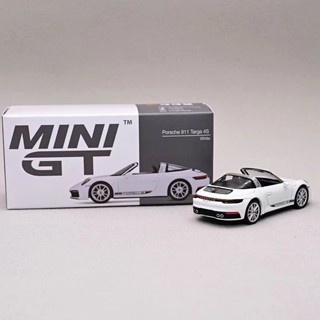 เลขที่ 1/64 MINIGT 332 Porsche 911 TARGA โมเดลรถสปอร์ต อัลลอย ของเล่นสําหรับเด็ก