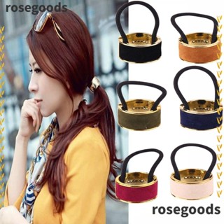 Rosegoods1 ยางรัดผม ผู้หญิง เด็กผู้หญิง สายรัดผม ยางรัดผม ที่คาดผม หัวเข็มขัด