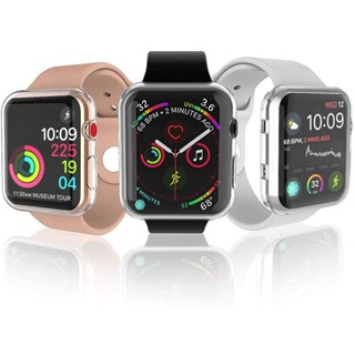 เคส TPU แบบนิ่ม ป้องกันหน้าจอ สําหรับ Apple Watch Series 6 5 4 SE SE2 44 มม. 40 มม. 3 2 1 42 มม. 38 มม.