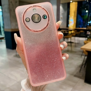 เคสโทรศัพท์มือถือแบบนิ่ม ใส กันกระแทก กันรอยกล้อง ลายกลิตเตอร์ สําหรับ Realme 11 11 Pro 11 Pro+ 10 Pro Plus 10 Pro 10 A1 Pro 5G Reno8T 4G 5G