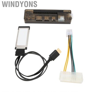 Windyons Video Card Dock  Express Interface ABS Housing 6Pin 8Pin Power EXP GDC for Gaming