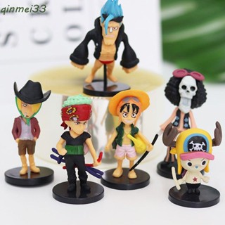 Qinmei โมเดลฟิกเกอร์ PVC รูปลูฟี่ Roronoa Zoro Nami ของเล่นสะสม สําหรับเด็ก