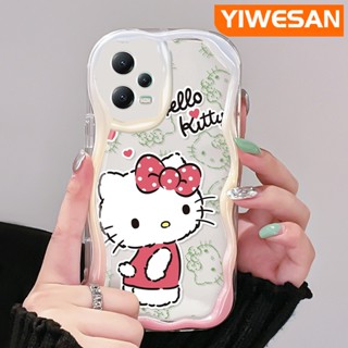 เคสโทรศัพท์มือถือใส แบบนิ่ม ลายการ์ตูนคิตตี้ กันกระแทก สําหรับ Xiaomi Redmi Note 12 Pro Plus Note 12 Pro Speed 5G Poco X5 Pro 5G