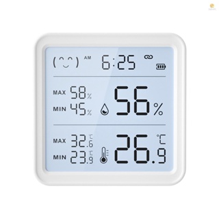เครื่องตรวจจับอุณหภูมิ และความชื้น แบบไร้สาย BT อัจฉริยะ