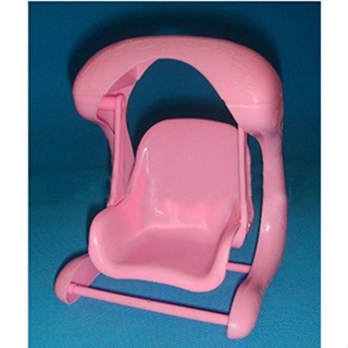 Pink Garden Yard Swing Chair For Barbie Dolls Dollhouse Furniture Baby Kids Gift Clearance sale