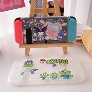 เคส TPU นิ่ม ป้องกันรอยขีดข่วน กันกระแทก ลายเอเลี่ยนน่ารัก สําหรับ Nintendo Switch