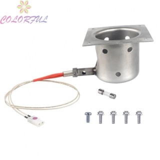 【COLORFUL】Superior Fire Burn Pot and Ignition Kit Replacement for Kenmore Grills