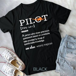 เสื้อยืด พิมพ์ลายเครื่องบินตลก Pilot Definition Who Lover สําหรับผู้ชาย และผู้หญิง          