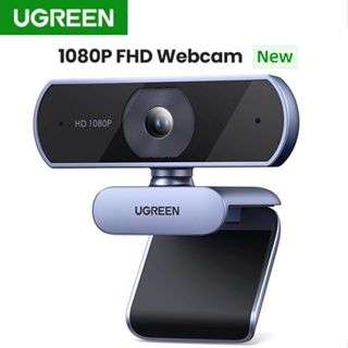 Ugreen กล้องเว็บแคม 1080P Full HD 2K แล็ปท็อป กล้อง Usb กล้องเว็บแคม พร้อมไมโครโฟนคู่ สําหรับ Youtube Zoom การโทรวิดีโอ