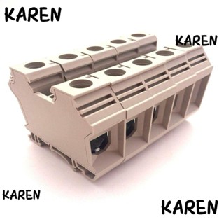 Karen รางเชื่อมต่อสายไฟ DK35N 600V 1/0-12AWG ชนิดสกรู กันไฟ 150A 5 ชิ้น