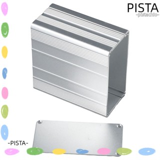 Pista กล่องอลูมิเนียม สีเงิน ทนทาน 3.94 x3.94 x1.97 นิ้ว