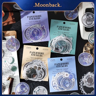 &lt;moonback&gt; สติกเกอร์ฉลาก มีกาวในตัว สําหรับตกแต่งสมุดภาพ งานฝีมือ Diy 60 ชิ้น