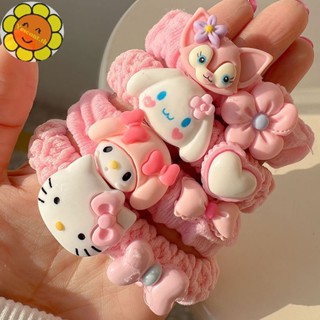 SANRIO Yescont ที่คาดผม ลายการ์ตูน Hello Kitty Kawaii My Melody Cinnamoroll สําหรับเด็ก