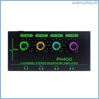 Wu เครื่องขยายเสียงสเตอริโอ 1 4 TRS อินพุตเสียง 3 5 มม. 6 35 มม. อินพุตสเตอริโอ