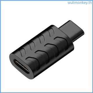 Wu อะแดปเตอร์แปลง USB 3 1 ตัวผู้ เป็น Type C ตัวเมีย รองรับการชาร์จถ่ายโอนข้อมูล Type C 3 1 สําหรับเครื่องชาร์จแล็ปท็อป PC