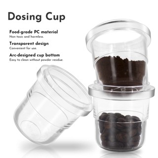 [PusioPJ3] อุปกรณ์เสริมเครื่องบดกาแฟ แบบใส เกรดอาหาร ขนาด 58 มม. วางซ้อนกันได้ สําหรับเครื่องบดกาแฟ