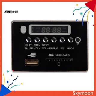 Skym* โมดูลถอดรหัส MP3 วิทยุ FM บลูทูธไร้สาย 5 12V USB TF สําหรับรถยนต์