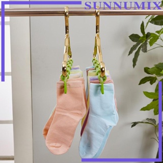 [Sunnimix] ที่หนีบผ้า กันลม น้ําหนักเบา สําหรับตากหมวก ถุงเท้า ผ้าพันคอ