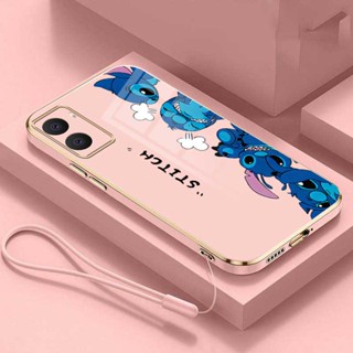 เคสโทรศัพท์มือถือนิ่ม ปิดด้านหลัง ลายการ์ตูน Lilo Stitch น่ารัก แวววาว สําหรับ VIVO V2254 V2204 V2206 V2207 V2214 V2203 V2206 1935 1938 1901 1902 1904 1906