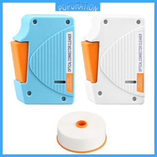 Pop AUA-500 กล่องไฟเบอร์ทําความสะอาดใบหน้า สําหรับ SC LC ST