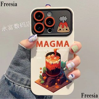 เคสมือถือ แบบนิ่ม ลายภูเขาไฟโมจิโตะ สําหรับ Apple 14 Pro Max Iphone 13 Pro 12 11 7p FVH0