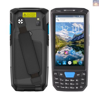 พร้อมส่ง เครื่องสแกนบาร์โค้ด Android 9.0 PDA POS 1D 4G WiFi BT พร้อมหน้าจอสัมผัส 4.5 นิ้ว กล้อง 8MP GPS สําหรับ Wareho