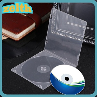 Zelth กล่องเก็บแผ่น CD DVD PP ทรงสี่เหลี่ยม แบบพกพา 20 ชิ้น