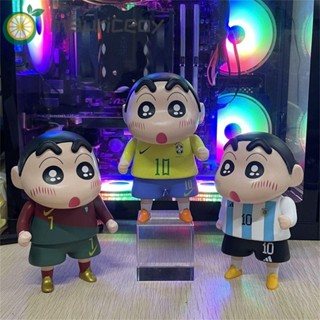 Mauriceoya ฟิกเกอร์ การ์ตูนชินจัง ฟุตบอล Stars Shin Chan Shinnosuke Nohara ของเล่นสําหรับเด็ก