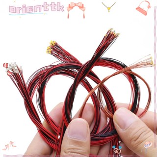 Orienttk โคมไฟ LED 20 ซม. 0603 แบบมีสาย แฮนด์เมด ขนาดเล็ก สําหรับติดตั้งโมเดลรถบรรทุก