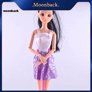 &lt;moonback&gt; เสื้อผ้าแฟชั่น ยืดหยุ่น น้ําหนักเบา หลากสี สําหรับตุ๊กตา 10 ชิ้น ต่อล็อต