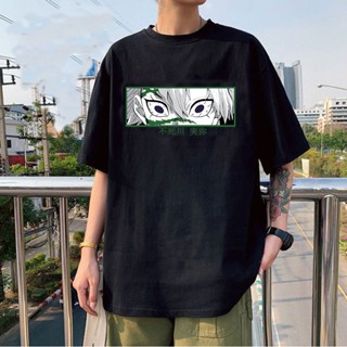 Demon Slayer Shinazugawa Sanemi Anime T-Shirt Fashion Round Neck Short Sleeves Male Female Summer_03