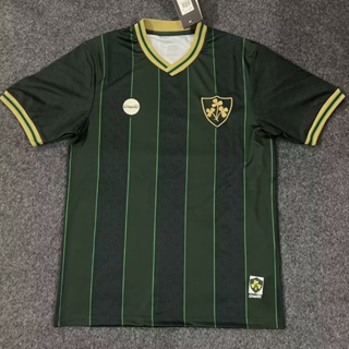 เสื้อกีฬาแขนสั้น ลายทีมชาติฟุตบอล Ireland Classic Edition สีเขียว ไซซ์ S - XXL 23-24 สําหรับผู้ชาย