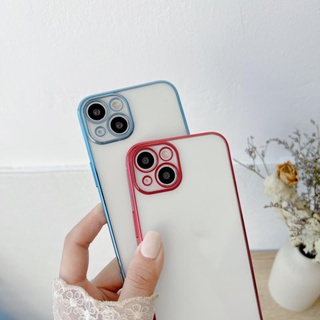 เคสโทรศัพท์มือถือแบบนิ่ม TPU ใส กันกระแทก กันรอยเลนส์กล้อง สําหรับ Vivo V23E V20 V21E V25E V20 Se V25 V20 Pro V23