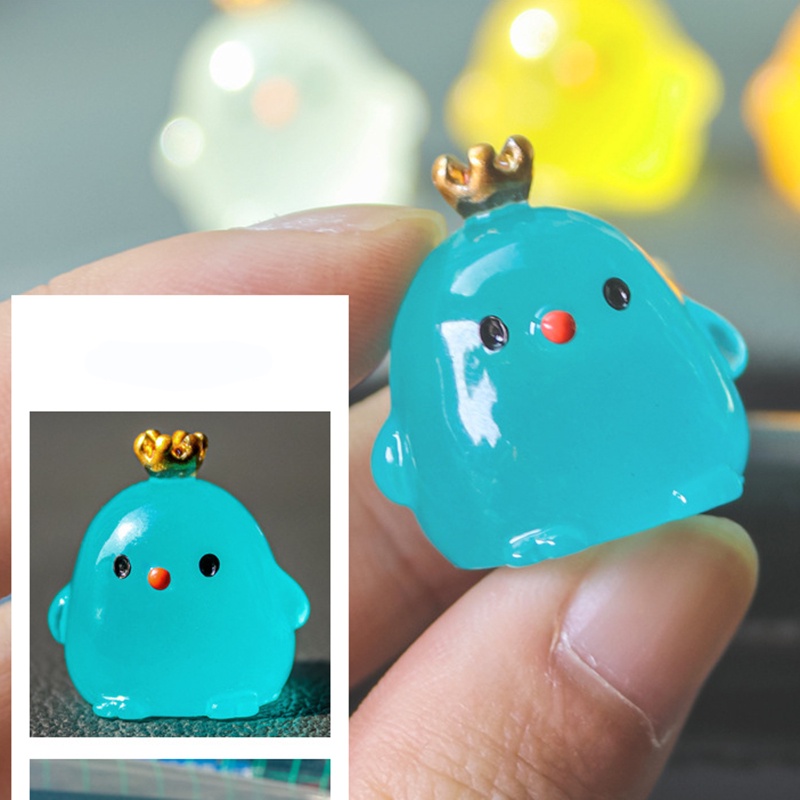 ใหม่ ตุ๊กตาหัวไก่ เป็ดน้อย กระบองเพชร มงกุฎ สยามเอเลี่ยน ขนาดเล็ก สร้างสรรค์ เครื่องประดับตกแต่งรถยนต์ - รูปที่ 3