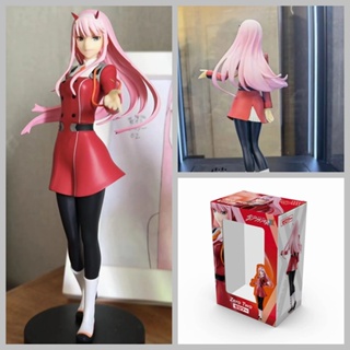 ใหม่ โมเดลฟิกเกอร์ Darling in the FRANXX Zero Two Uniform Standing Girl ขนาด 18 ซม. ของเล่นสําหรับเด็ก ผู้ใหญ่