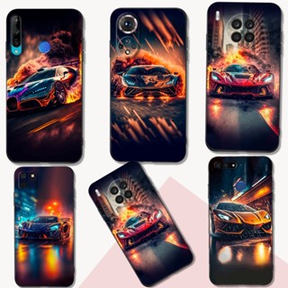 เคสโทรศัพท์มือถือ ซิลิโคนนิ่ม Tpu สีดํา สําหรับ Honor 8X 10X lite 10 lite 10 i 10i