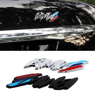 BMW Fender Metal Side Seam Label 3D Stereo Car Stickers Cool Modification Labeling Car Decoration Supplies Car Body Sticker metal sticker Car decoration