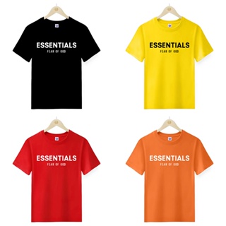 เสื้อยืดคอกลม พิมพ์ลาย Mingyuan Essentials สีดํา สีฟ้า สีแดง สีเหลือง สําหรับผู้ชาย และผู้หญิง