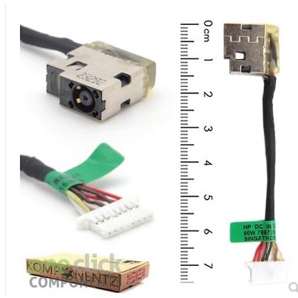 DC Power Jack พร้อมสายสําหรับ HP 14-BF Bf110tx Bf121tx Bf035tx แล็ปท็อป DC-IN ชาร์จ Flex Cable TPN-C