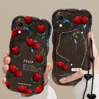 เคสมือถือ แบบนิ่ม ลายการ์ตูนดอกกุหลาบ ขอบหยัก กันกระแทก สําหรับ OPPO Reno8 Reno7pro reno6 7z Reno8T Reno5 R17 A53 A9 2020 F11 A15 A77 Findx3pro