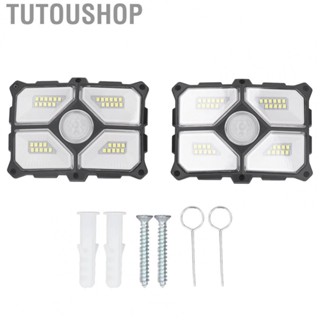 Tutoushop 2 Set  Solar Wall Light Outdoor Motion  Wall Lamp Solar Garden Light