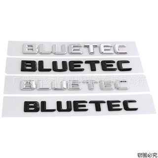สติกเกอร์โลโก้ BLUETEC ภาษาอังกฤษ ดัดแปลง สําหรับติดตกแต่งรถยนต์ Mercedes-Benz Diesel Version Old Style BLUETEC