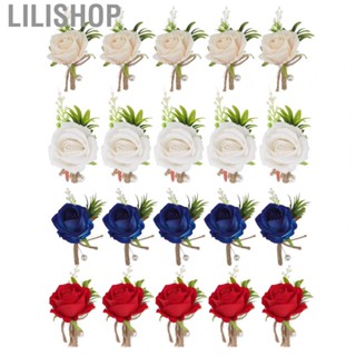 Lilishop Wedding Boutonniere Wedding Corsage Rose Pin Fixed for Groom