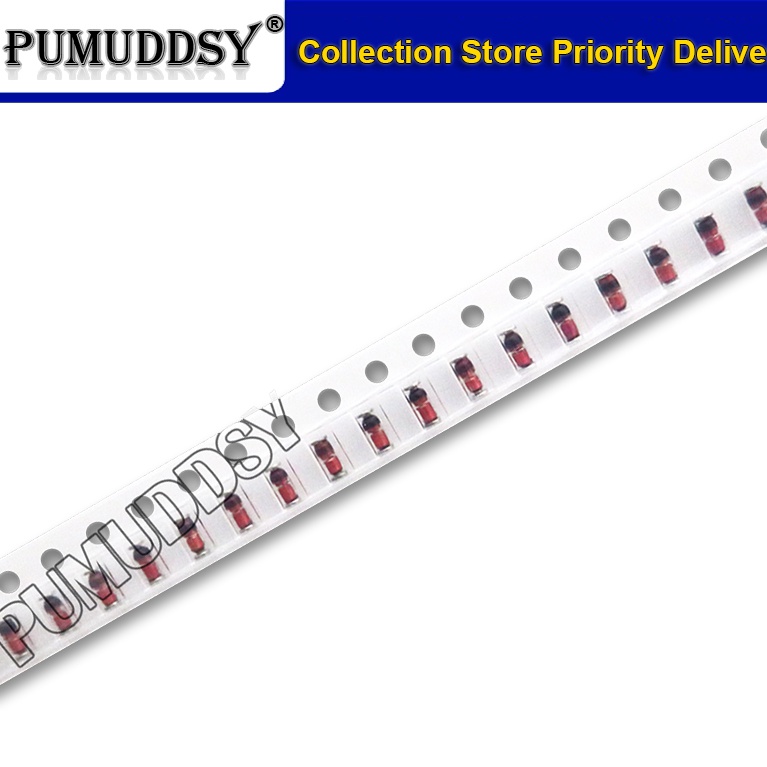 ซีเนอร์ไดโอด 0.5 W DO-35 2V4~47V 1/2W LL34 ZMM BZV55C SMD BZV55C3V3 ZMM3V3 2V4 2V7 3V0 3V6 3V9 4V3 4